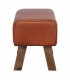 TABURETE BAJO DE PIEL DONATI
