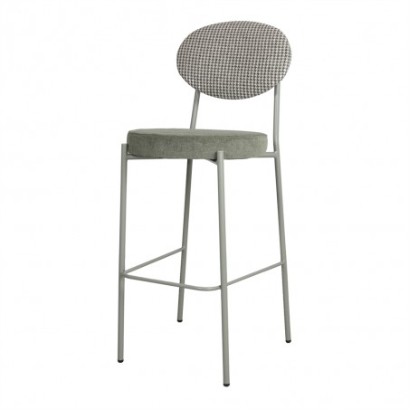 TABURETE ALTO TAPIZADO AMERY CHIC