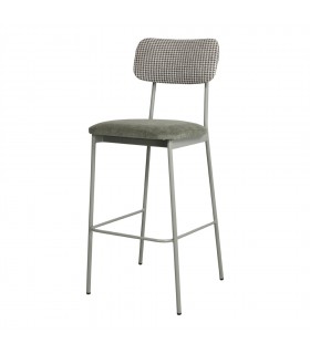 TABURETE ALTO TAPIZADO BILOXI CHIC