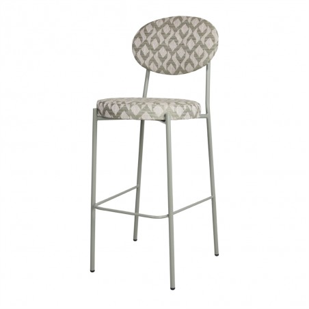 TABURETE ALTO TAPIZADO AMERY HYDRO MOSS