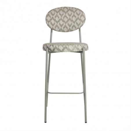 TABURETE ALTO TAPIZADO AMERY HYDRO MOSS