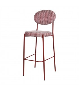 TABURETE ALTO TAPIZADO AMERY FLAPPER