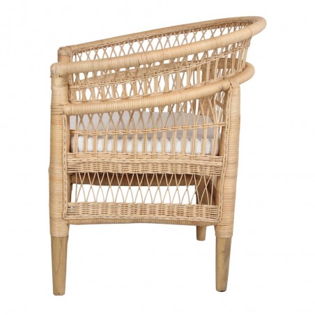 SILLÓN DE RATTÁN NATURAL MALAWI