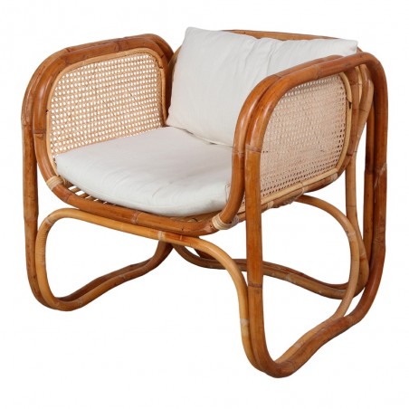 SILLÓN DE RATTÁN CUBE
