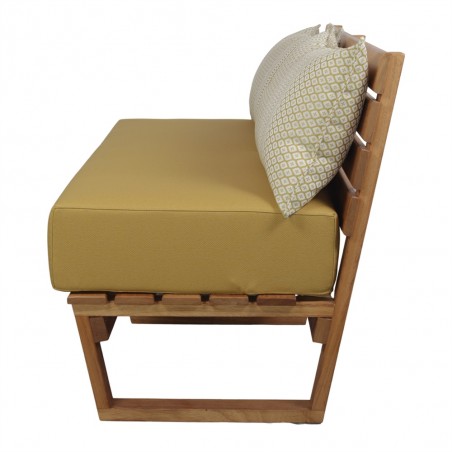 BANCO DE MADERA CON COJINES WISCONSIN