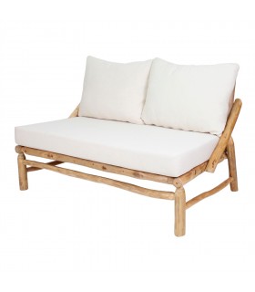 BANCO DE MADERA CON COJINES THAOLY