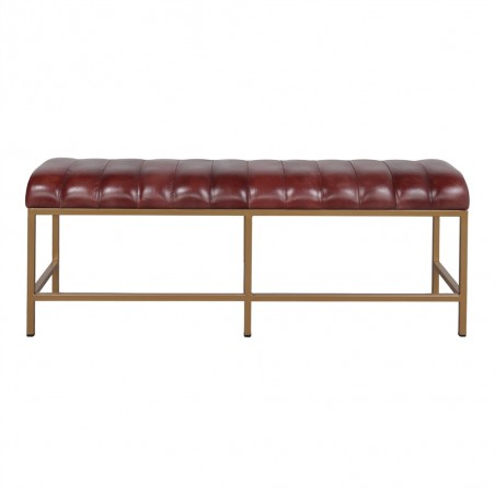 BANCO DE METAL Y PIEL ASONDY