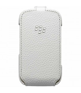 Funda flip de piel Blackberry ACC-46594 blanca