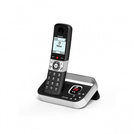 Teléfono inalámbrico DECT Alcatel F890 Voice Duo Negro/Plata