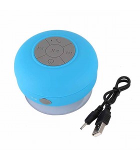 Altavoz para la Ducha Bluetooth Resistente al Agua con Manos Libres Azul