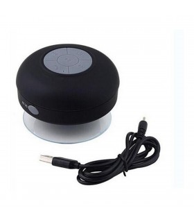 Altavoz para la Ducha Bluetooth Resistente al Agua con Manos Libres Negro
