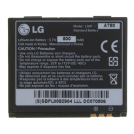 Batería Orginal LGIP-750A para LG Prada