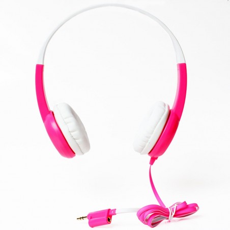 Auriculares infantiles BuddyPhone Rosa
