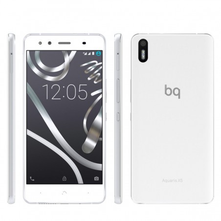Bq Aquaris X5 4G 16+2 plata Dual Sim libre