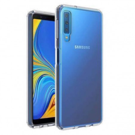 Carcasa Samsung Galaxy A7 (2018) Hybrid (bumper + trasera) Transparente