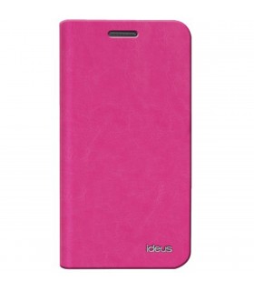 Funda de piel tipo libro CAG3LEABOFU fucsia para tu LG G3