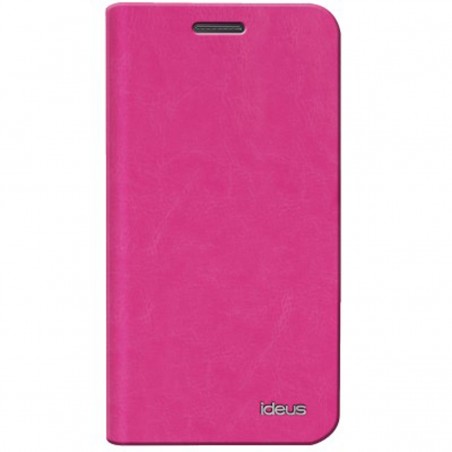 Funda de piel tipo libro CAG3LEABOFU fucsia para tu LG G3