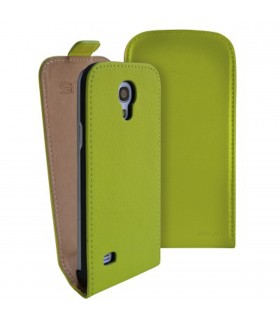 Funda de piel para Samsung Galaxy S4 mini verde