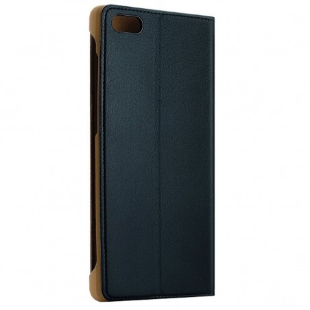Funda piel tipo libro original para Huawei P8 Lite (2015) BLACK