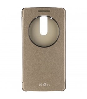 Funda inteligente CCF-490GAGEUGD para el LG G3S de color dorado
