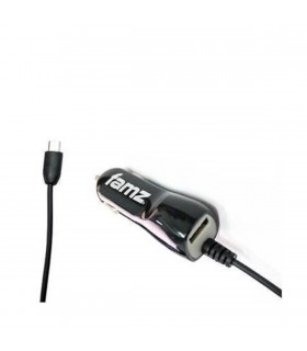 Cargador de coche micro-USB Negro de 1200 mAh