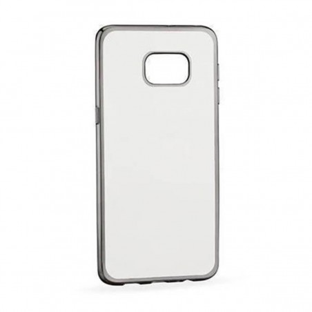 Carcasa Huawei P10 híbrida (bumper+trasera) efecto metálico negra