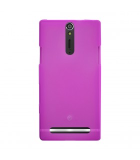 Funda ideus de TPU fucsia para Sony Xperia S