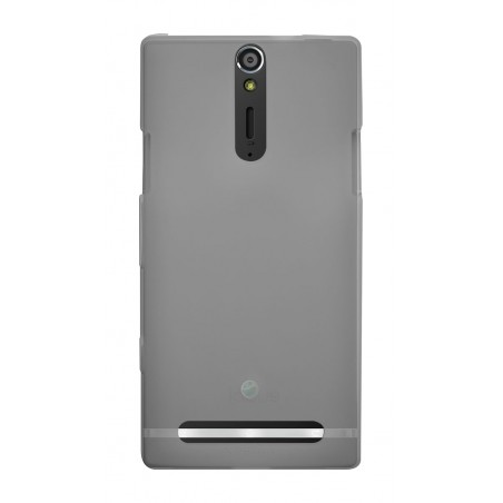 Funda ideus de TPU gris para Sony Xperia S