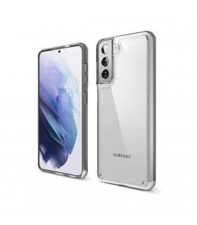 Carcasa Samsung Galaxy S21 hybrid (bumper + trasera transparente) Transparente