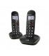 Teléfono Inalámbrico Doro 110 DUO Negro