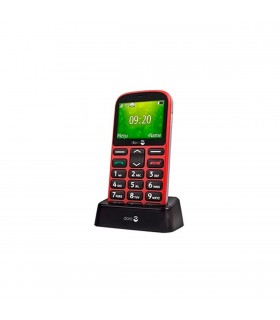 Doro 1361 Teléfono Movil de Teclas Grandes Dual SIM Rojo