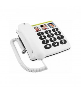 Doro PhoneEasy 331PH Teléfono Fijo Teclas Grandes y 3 Fotos