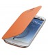 Funda flip Samsung EFC-1G6FO naranja para i9300