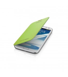 Funda Flip Cover Verde para Samsung Galaxy Note 2