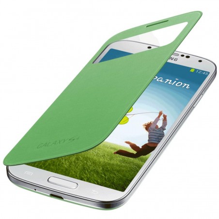 Funda S View Samsung EF-CI950BG verde para Galaxy S4