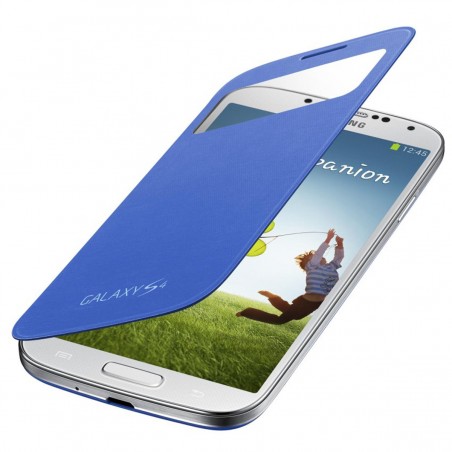 Funda S View Samsung EF-CI950BL azul para Galaxy S4