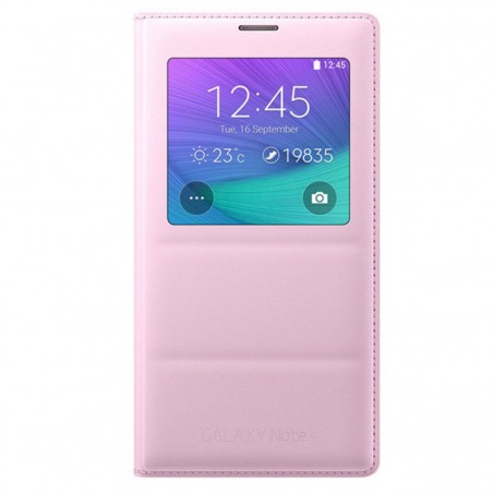 Funda Samsung S-View para Galaxy Note 4 Rosa EF-CN910BM