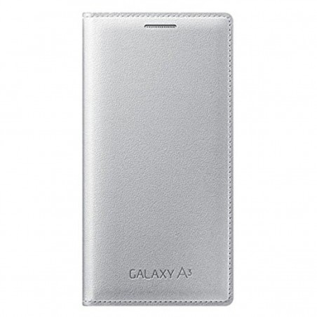 Funda flip cover Samsung EF-FA300BSEGWW para Galaxy A3 plata
