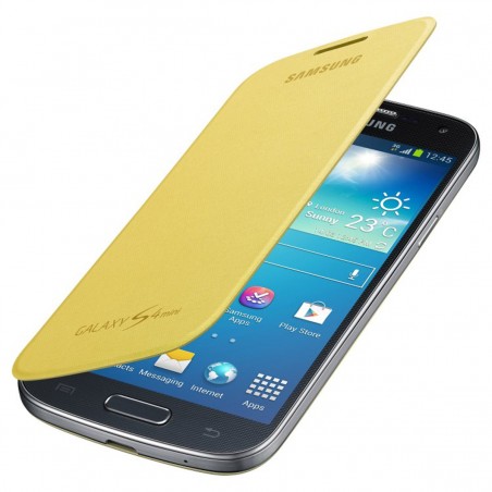 Funda libro Samsung EF-FI919BY amarillo para Galaxy S4 Mini