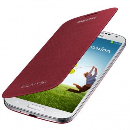 Funda libro Samsung EF-FI950BY roja para Galaxy S4