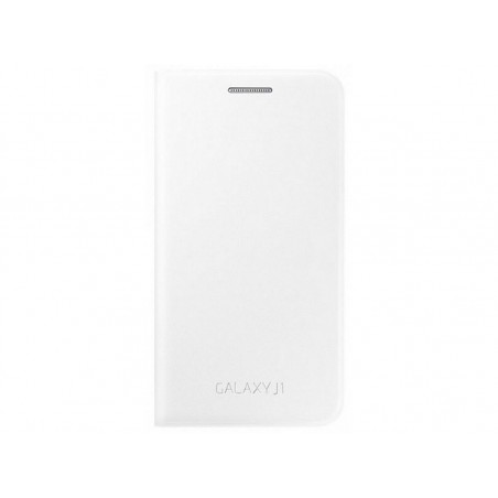 Funda flip cover Samsung EF-FJ100BWEGWW para Galaxy J1 blanca