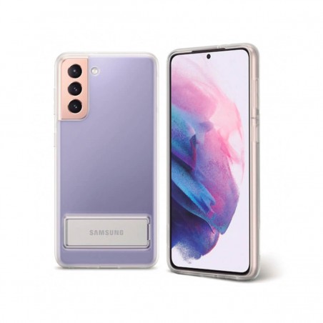 Funda Original Samsung Clear Standing Cover para Galaxy S21+ (Transparente)  EF-JG996CTEGWW