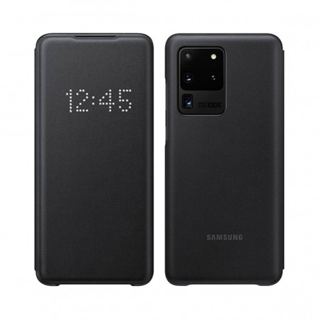Funda Samsung Clear View Case para Galaxy S20 Ultra Negra EF-NG988PBE