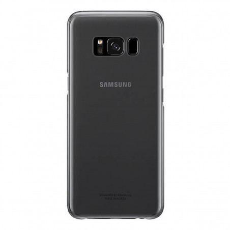 Funda Samsung Clear Cover negra para Galaxy S8 Plus EF-QG955CBE