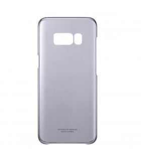 Funda Samsung Clear Cover morada para Galaxy S8 Plus EF-QG955CVE