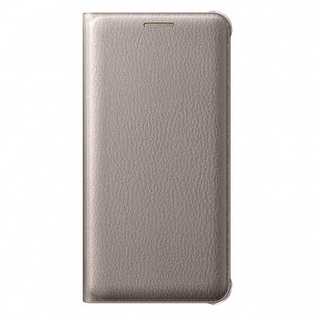 Funda Samsung Flip wallet dorada para Galaxy A3 (2016) EF-WA310PFE