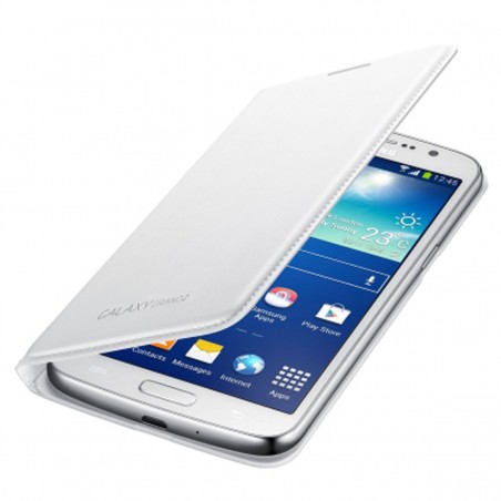 Funda original tipo libro con tarjetero Samsung EF-WG710BW blanca