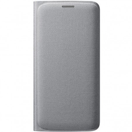 Funda Samsung tipo libro EF-WG925BSEGWW plata para Galaxy s6 Edge