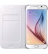 Funda Samsung Flip wallet blanca EF-WG925PWEGWW para Galaxy S6 Edge