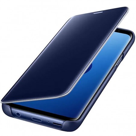 Funda Samsung Clear View Azul para Galaxy S9 EF-ZG960CLE